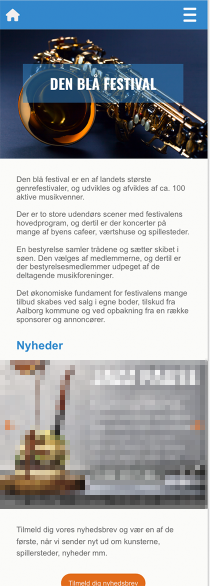 Billede af forside wireframes DBF
